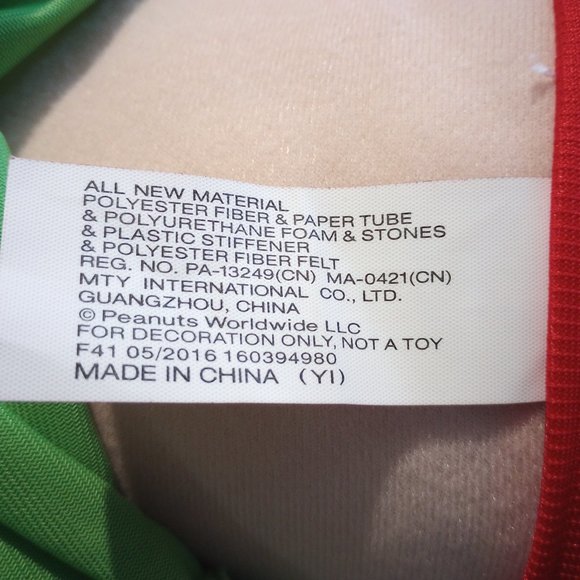 21.5"-Tall Charlie Brown Standing Plush with 2 Costume Add-Ons - Picture 5 of 5